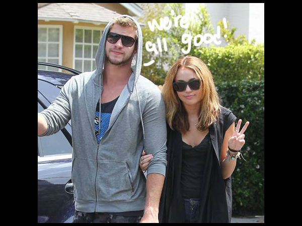 OMG! Miley Cyrus & Liam Hemsworth Engaged Again? Is There A Ring Shining On Miley's Finger? 