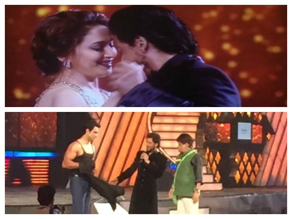 Pics Of Shahrukh Romancing Madhuri And Stripping Sonu Sood At Filmfare Awards Pics Of Shahrukh Romancing Madhuri And Stripping Sonu Sood At Filmfare Awards