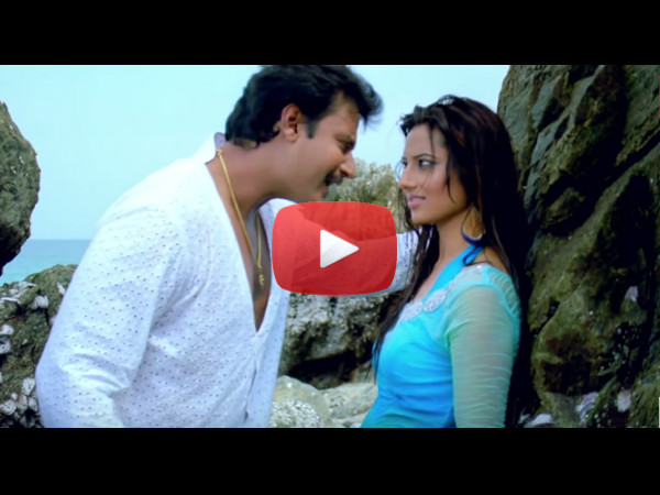 Watch sizzling Darshan and Isha in song 'Munjaane Suriva Manjali' Watch sizzling Darshan and Isha in song 'Munjaane Suriva Manjali'