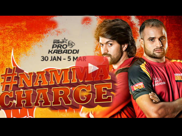 WATCH: Rocking Star Yash's Promotional Song For Pro Kabaddi 2016 (Season 3)
