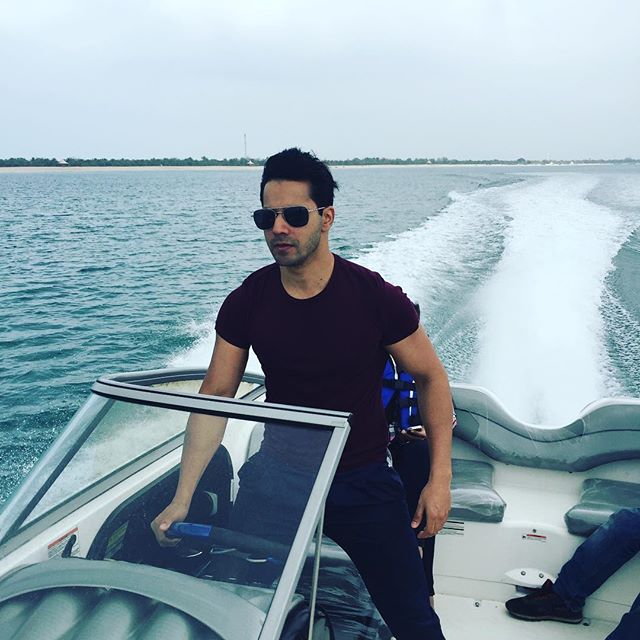 Varun Dhawan Speedboat Dishoom Varun Dhawan Speedboat Dishoom