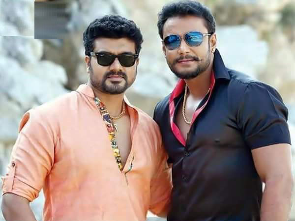 Rebel Star Meets Darshan On The Sets Of 'Jaggu Dada'! 