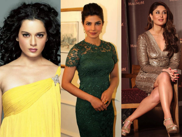 Kangana Ranaut Kareena Kapoor Priyanka Chopra Kangana Ranaut Kareena Kapoor Priyanka Chopra