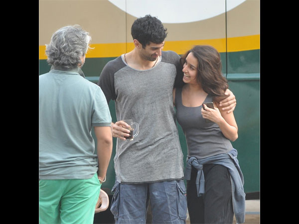 Love Birds Shraddha-Aditya Roy Kapur Get Lovey-dovey On The Sets Of 'Ok Janu'