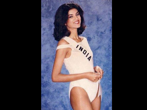 A Young Sushmita Sen During Her Modeling Days