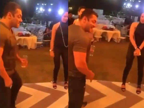 Salman Khan's Killer Dance Moves At Arpita Khan's Baby Shower Salman Khan's Killer Dance Moves At Arpita Khan's Baby Shower