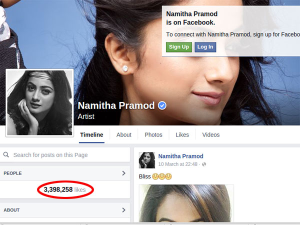 9. Namitha Pramod