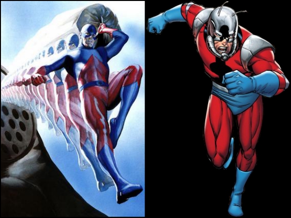 Atom (DC) & Ant-Man (Marvel)