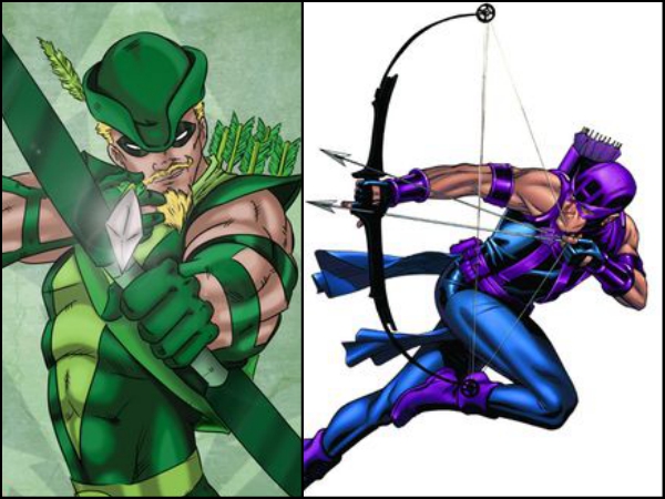 Green Arrow (DC) & Hawkeye (Marvel)