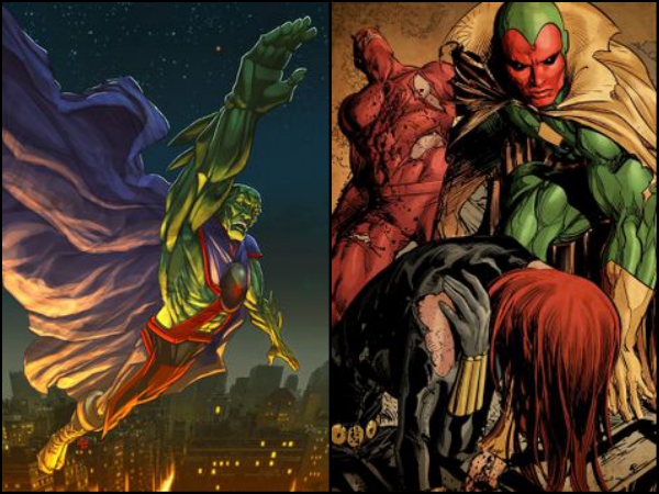 Martian Manhunter (DC) & Vision (Marvel)