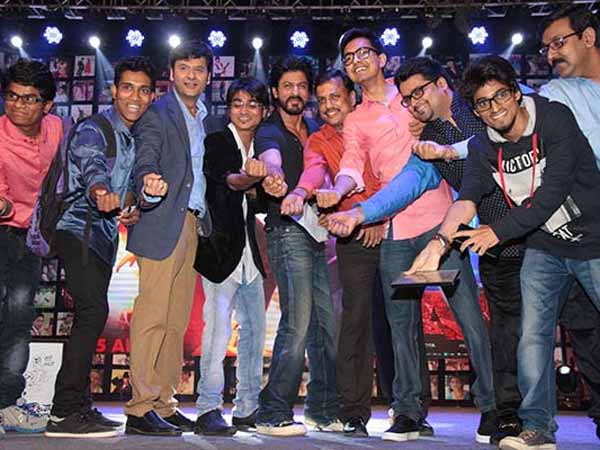 srk's fan trailer launch pics