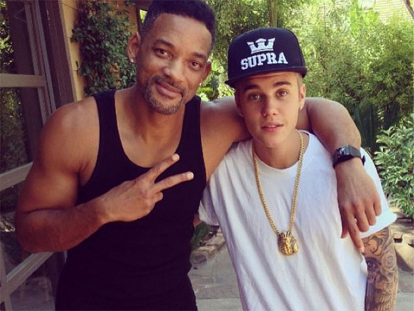 Justin Bieber and Will Smith