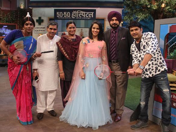 The Kapil Sharma Show : Here's Why Saina Nehwal Called Kapil Sharma Her 'Lucky Charm' The Kapil Sharma Show : Here's Why Saina Nehwal Called Kapil Sharma Her 'Lucky Charm'