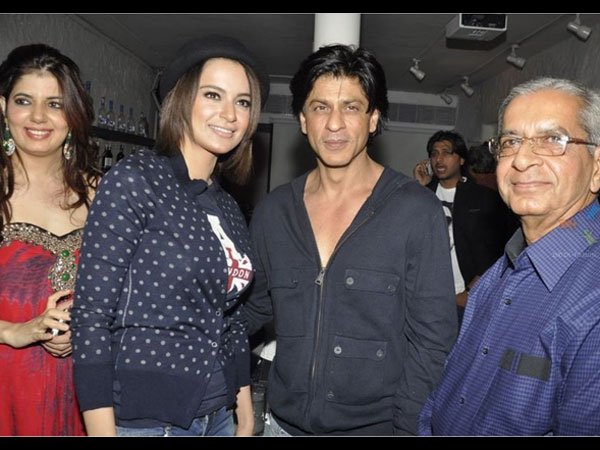 Kangana, Shahrukh