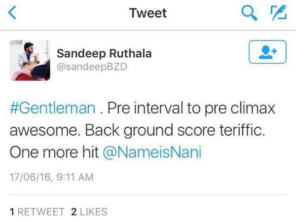 Nani's Gentleman Movie Review By Audience