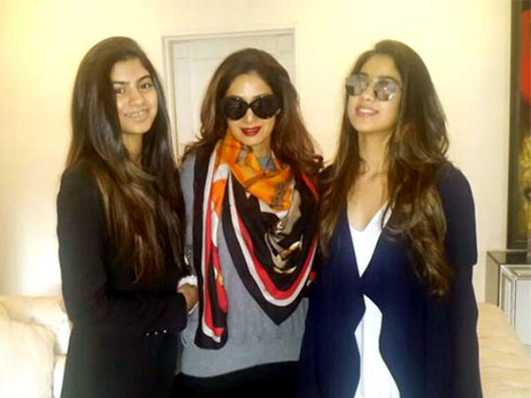 Khushi, Sridevi & Jhanvi