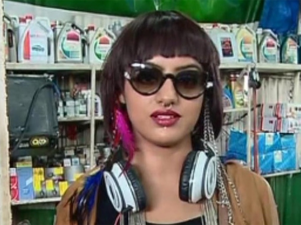 sandhya funky look in pics