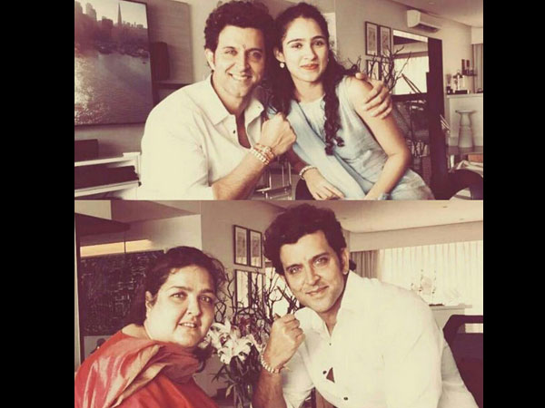 Hrithik Roshan With His Sisters