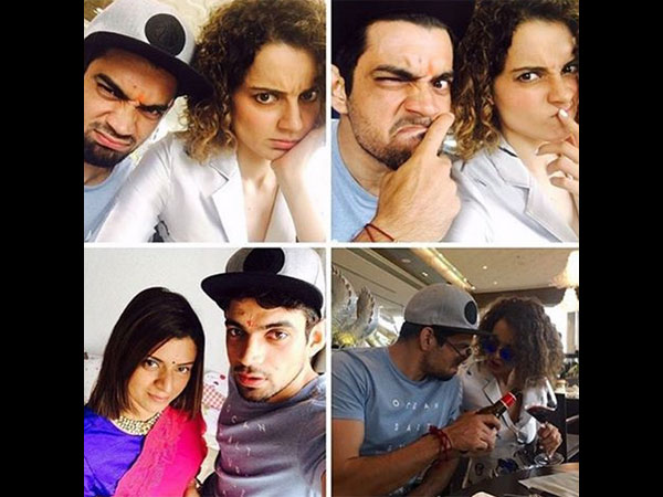 Kangana With Her Siblings