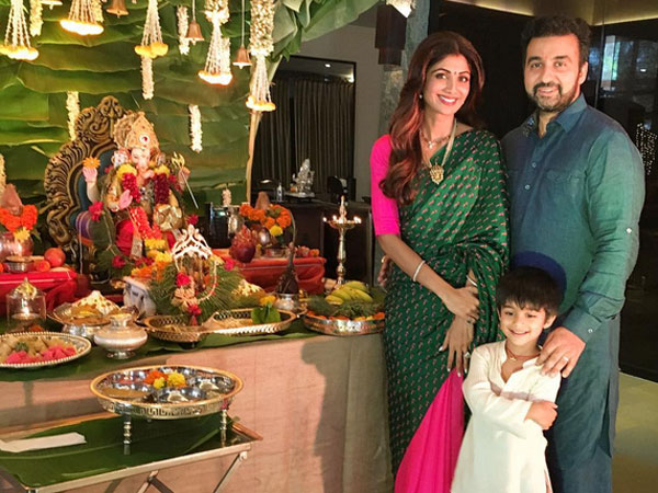 Ganesh Chaturthi Celebration At The Kundras' Home 