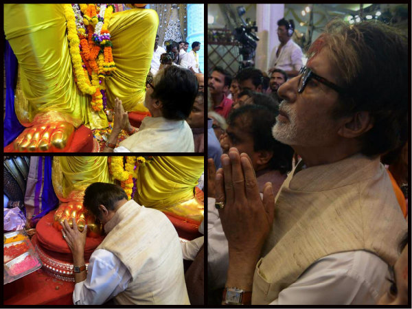 Amitabh Bachchan Seeks Blessings
