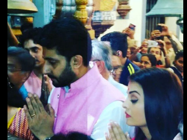 In Pic: Aish-Abhi Performs Puja In Pic: Aish-Abhi Performs Puja