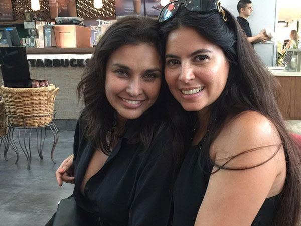 Lisa Ray With Her Sister-in-law