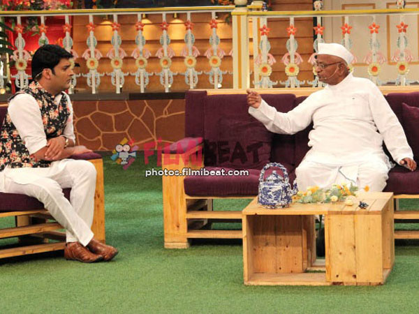 Anna Hazare In The Kapil Sharma Show! (PICS)