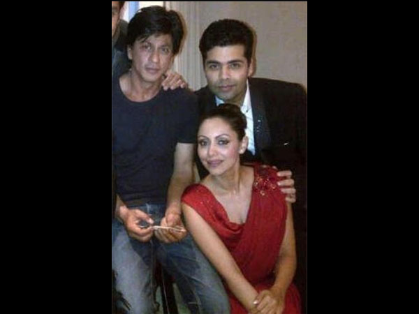 SRK & KJo Lean On Gauri For Stability