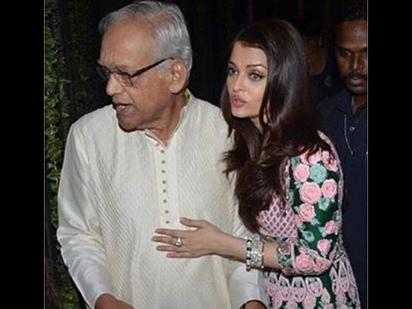 Aishwarya With Father