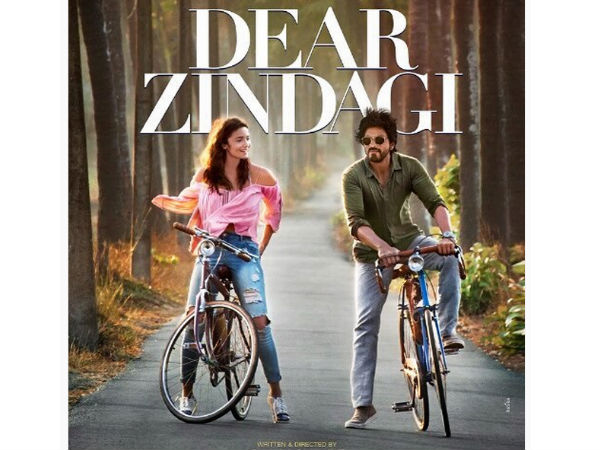 Shahrukh Khan Alia Bhatt Dezr Zindagi Poster Shahrukh Khan Alia Bhatt Dezr Zindagi Poster