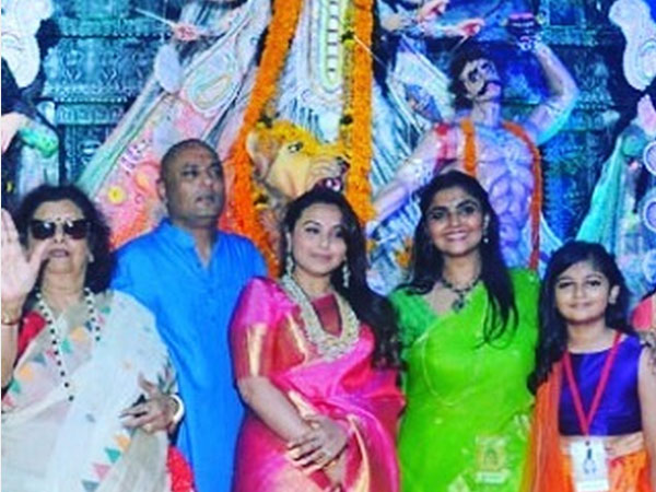 Rani With Her Family 