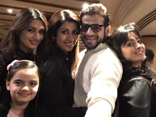 Karan With His Reel Wives & Real Wife!