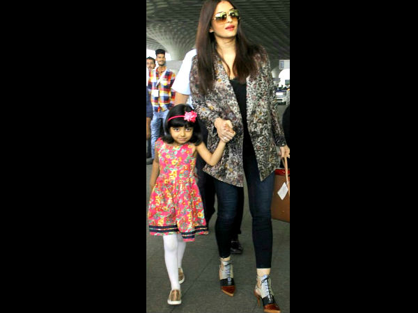 Aishwarya With Aaradhya Aishwarya With Aaradhya