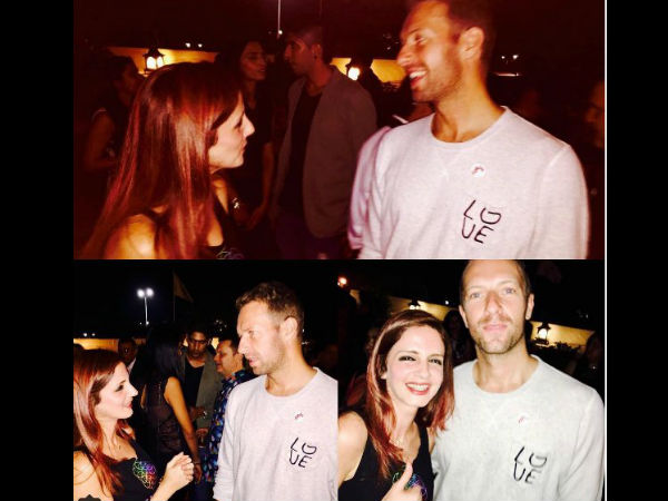 Sussanne Khan With Chris Martin Sussanne Khan With Chris Martin