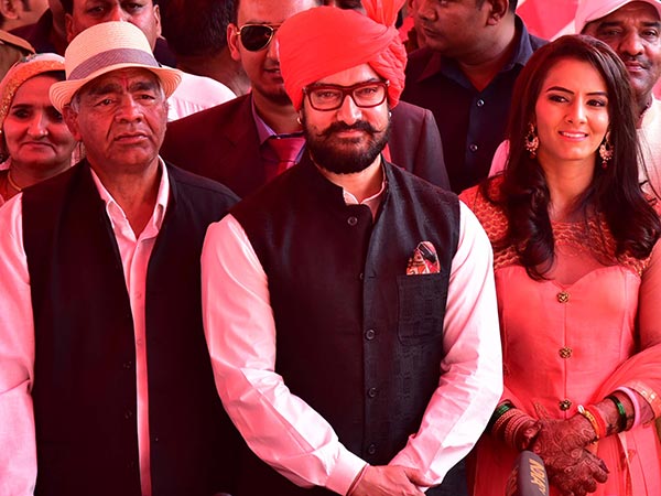 Aamir Khan At Geeta's Wedding