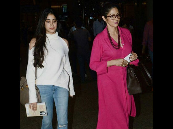 Jhanvi With Sridevi