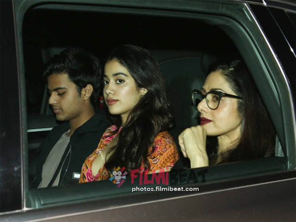 Jhanvi With Her BF & Mom Jhanvi With Her BF & Mom