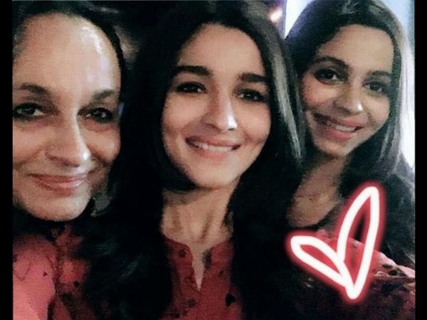 Alia & Shaheen With Their Mom