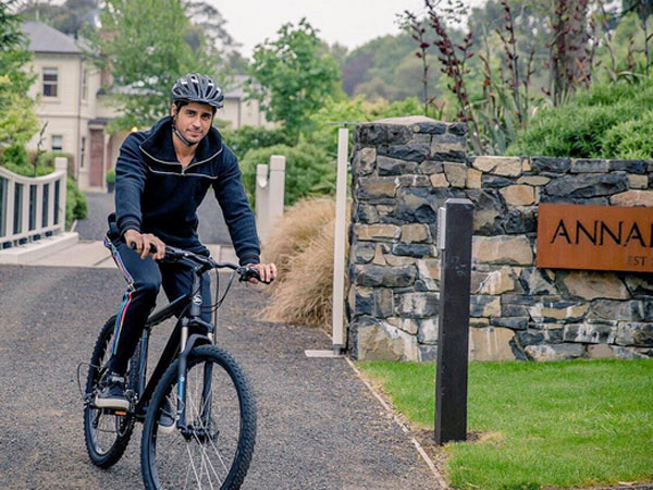 Sidharth Malhotra New Zealand BiCycle Ride