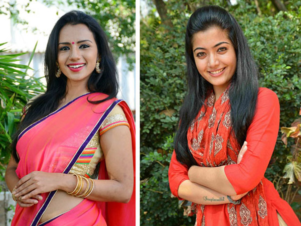 Sruthi Hariharan & Rashmika Mandanna Sruthi Hariharan & Rashmika Mandanna