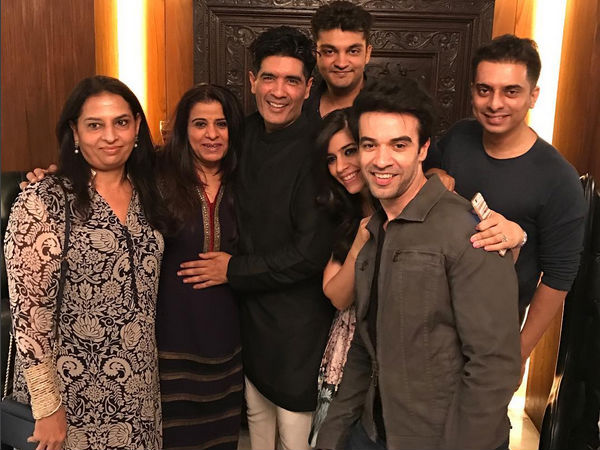 Manish With His Family
