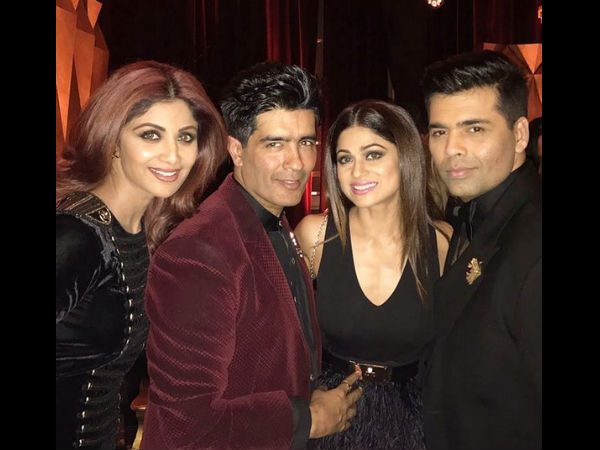 Shilpa Shetty With Manish & Others Shilpa Shetty With Manish & Others