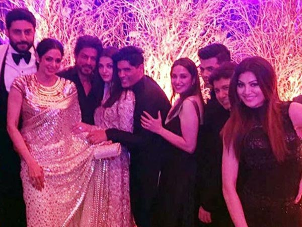Aishwarya With SRK & Others