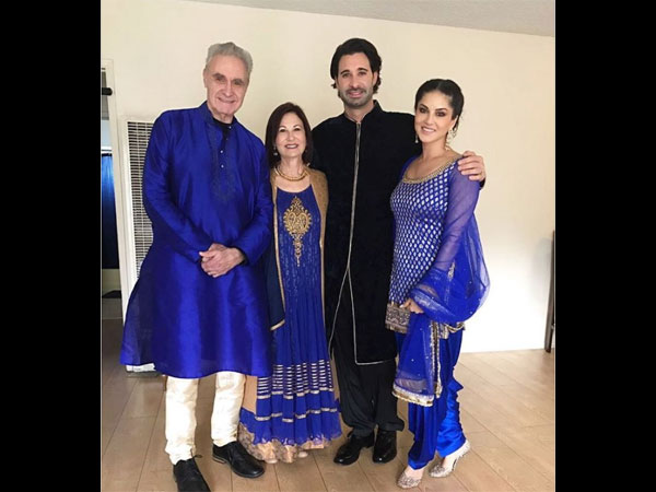 Sunny With Her In-Laws