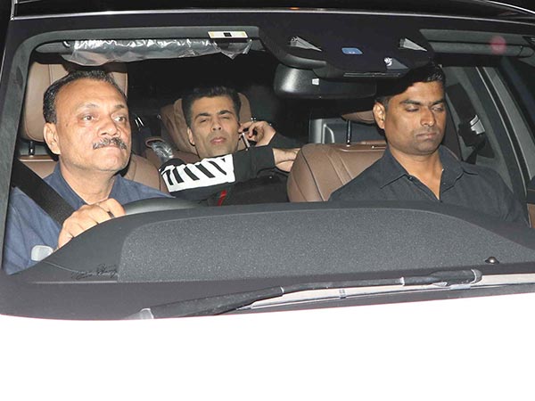 Karan Johar Arrives For The Party