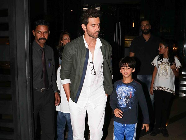 Hrithik With Kids