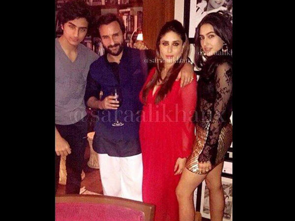  Kareena With Saif, Sara & Ibrahim