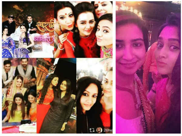 Swaragini’s Tejaswi Prakash Wayangankar & Helly Shah Thank Rashmi Sharma! Swaragini’s Tejaswi Prakash Wayangankar & Helly Shah Thank Rashmi Sharma!