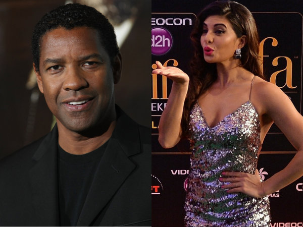 Denzel Washington Bollywood Jacqueline Fernandez Denzel Washington Bollywood Jacqueline Fernandez